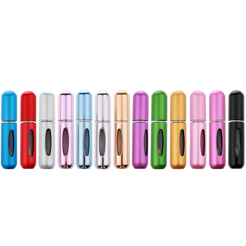 Portable mini rechargeable ladies 5ml perfume spray bottle Chinese manufacturers stock exquisite 8ml perfume tube