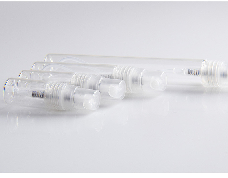 Portable small refillable perfume atomizer spray glass bottle 2ml 3ml 5ml 10ml tube with screw cap