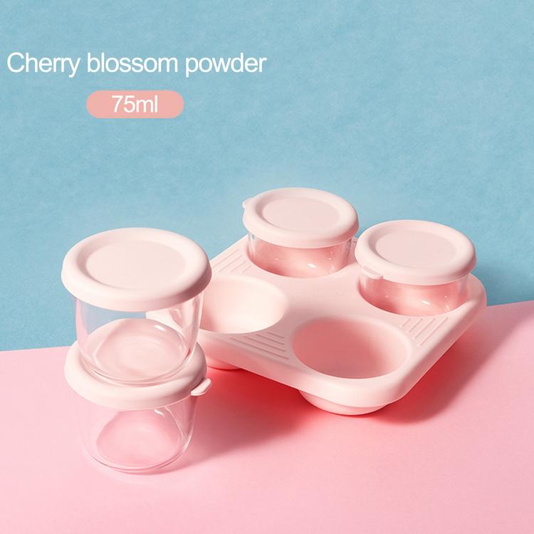 Portable snack cans with lids and compartmentalized food cans durable portable kitchen food storage tools