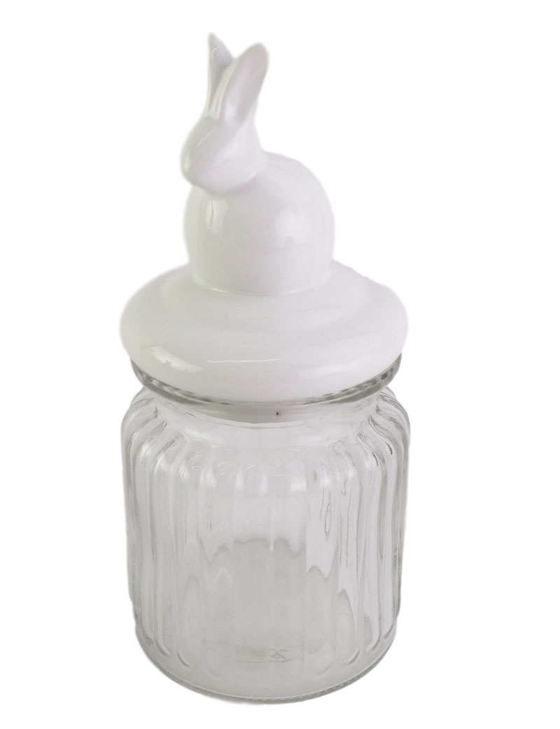 Practical and useful high quality bunny glass bottle