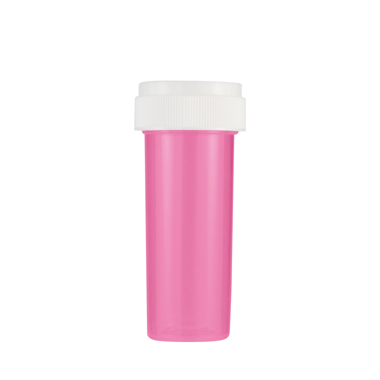Practical light color 30 dram retail pharmacy pill push down & turn cap vail plastic child resistant tube for medical hemp