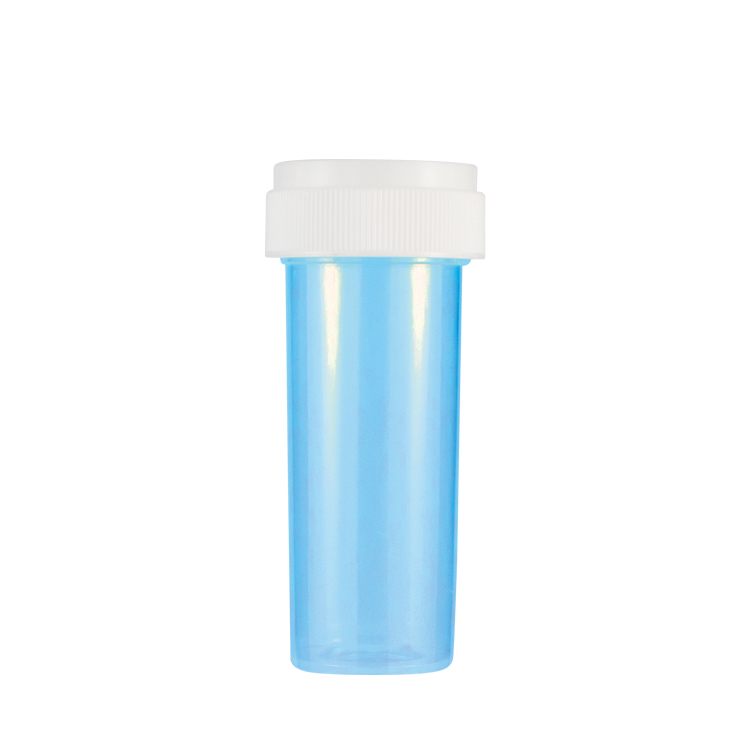 Practical light color 30 dram retail pharmacy pill push down & turn cap vail plastic child resistant tube for medical hemp