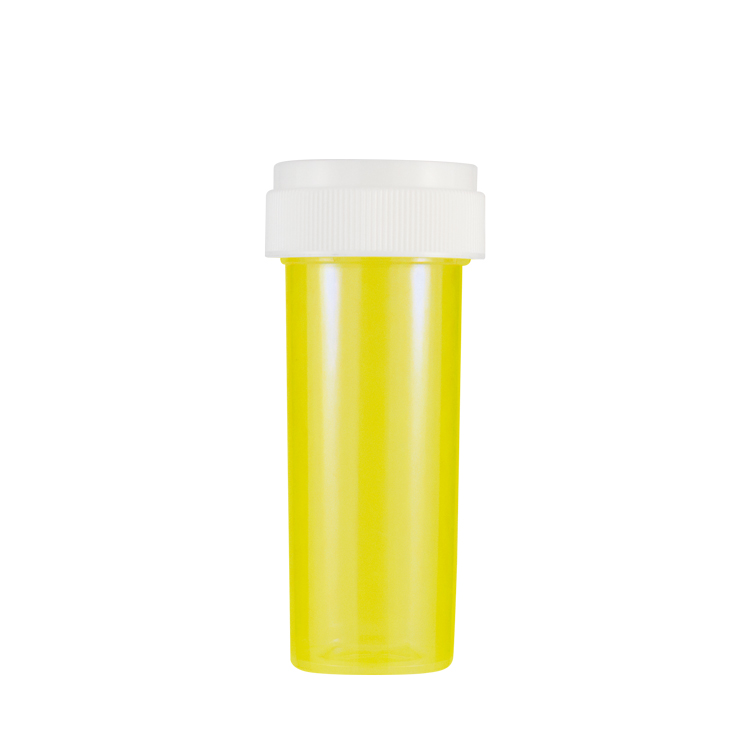 Practical light color 30 dram retail pharmacy pill push down & turn cap vail plastic child resistant tube for medical hemp