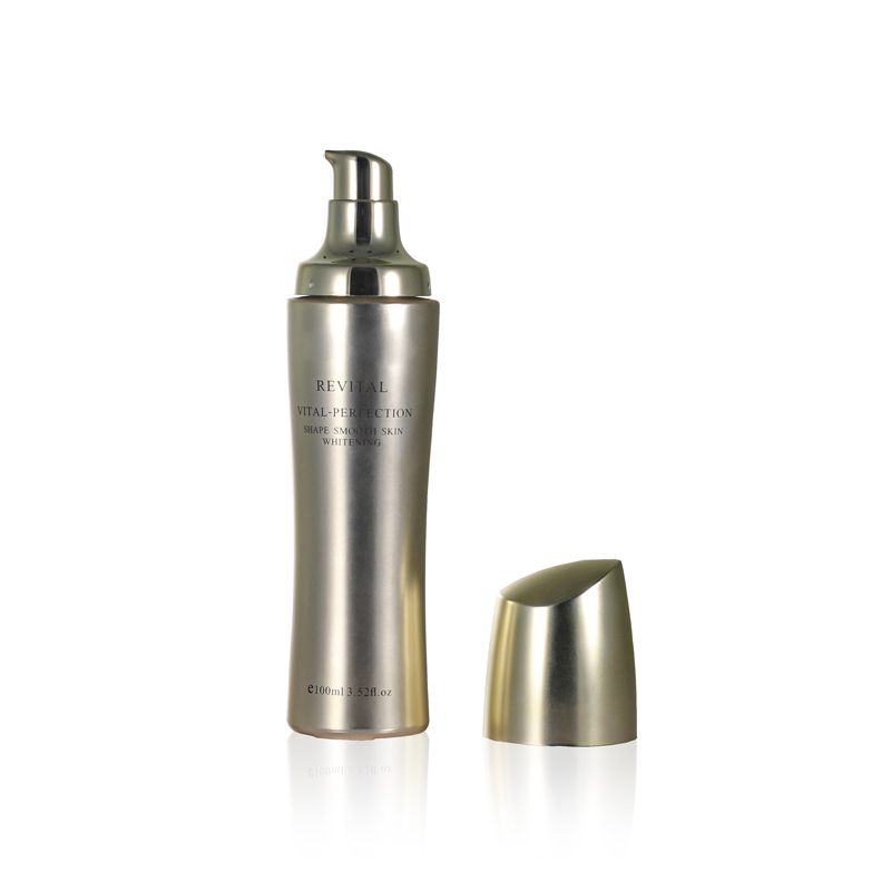Precious Matte gold Glass cream bottle and jars