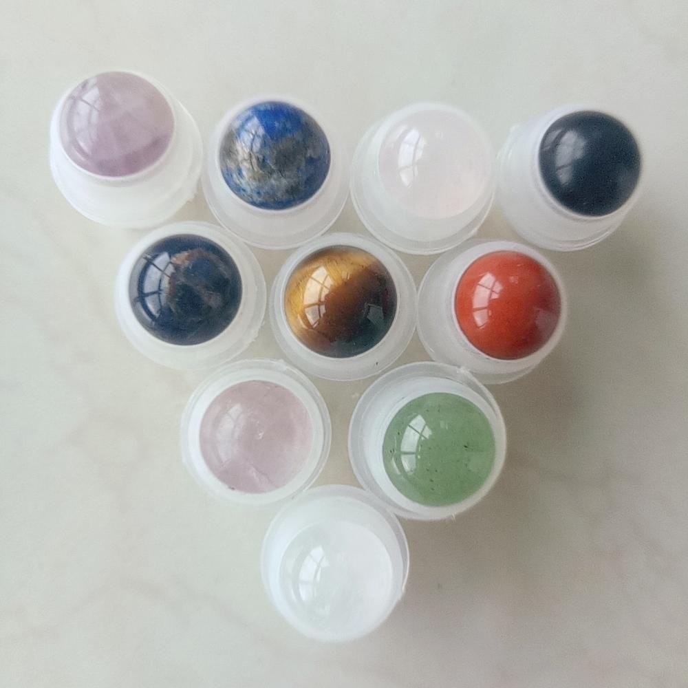 Precious Rollerballs For Essential Oil Blending Gemstone Roller Bottle Tops