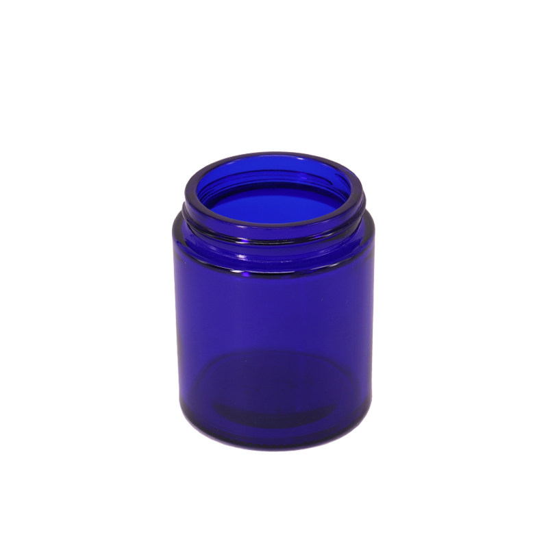 Premium 30ml 50ml wide mouth uv silver cosmetic facial cream lotion glass jar with silver lid