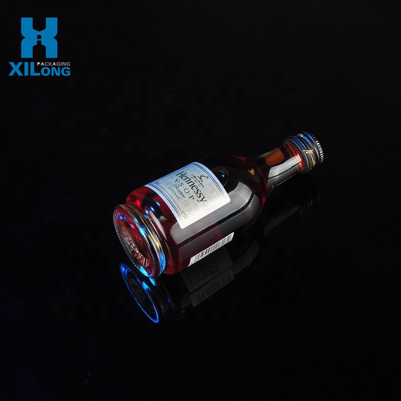 Premium 50 ML 100 Ml Vodka Screw Top Vodka/Rum/Whisky Glass Bottle Bottle With Cork