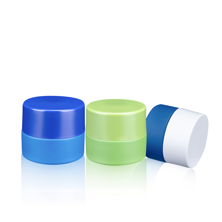 Premium 5g airtight child resistant container mini smell proof black UV hemp packaging glass jars with black plastic lids