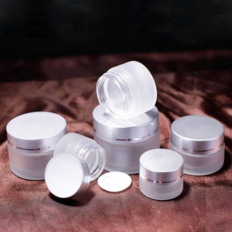 Premium Frosted Transparent Cream Bottles Face Cream Bottles Portable Cosmetic Bottles