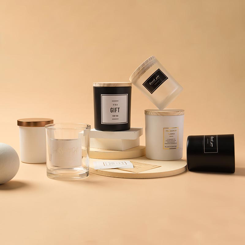 Premium Scented Candles Jars 8 oz Relaxing Aromatherapy Candles Glass Jar