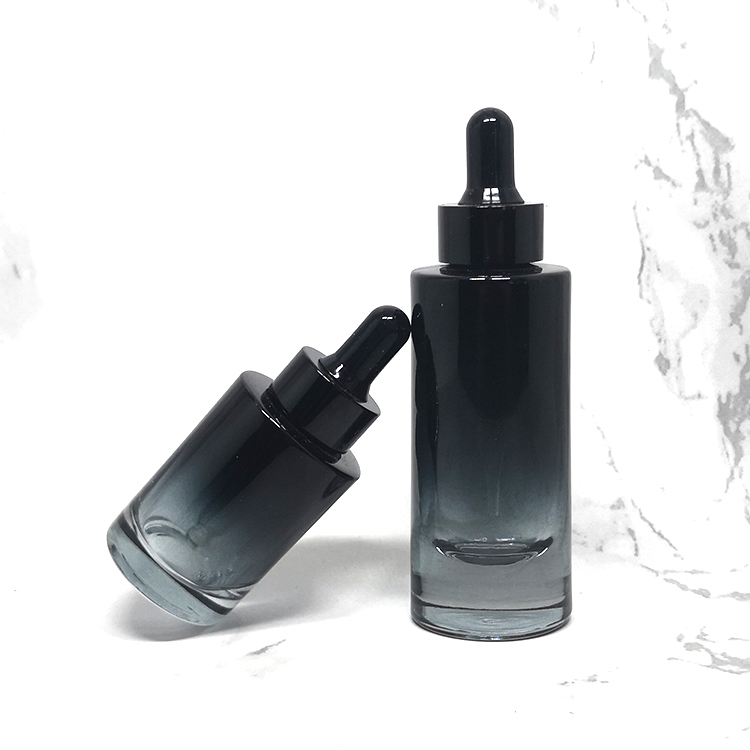 Premium tall 30ml empty thick bottom foundation bottle with dropper