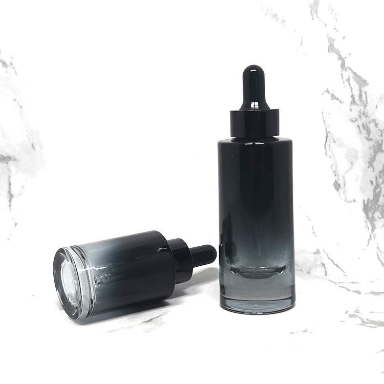 Premium tall 30ml empty thick bottom foundation bottle with dropper