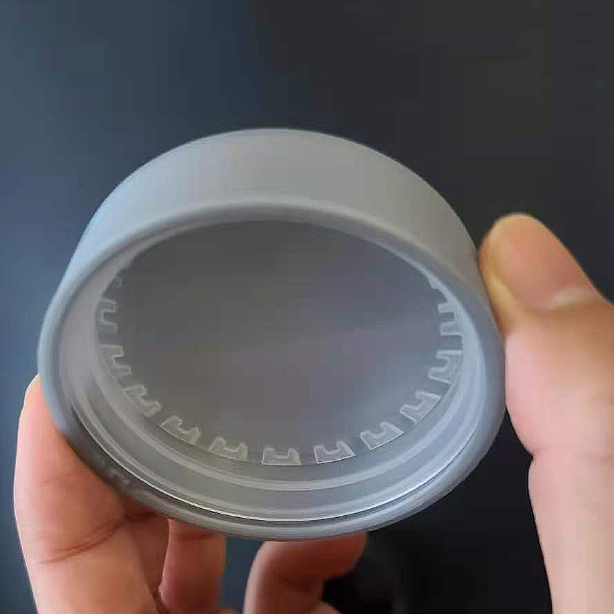 Premium vials matte glass Jar with silver Lid, 3oz capacity