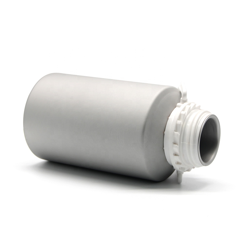 Pressure seal child proof aluminum pill  bottle with tamper proof cap new design made in China