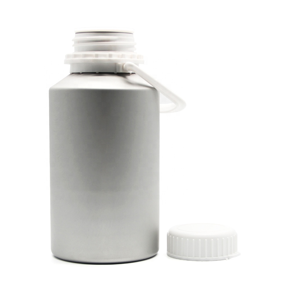 Pressure seal child proof aluminum pill bottle with tamper proof cap new design made in China