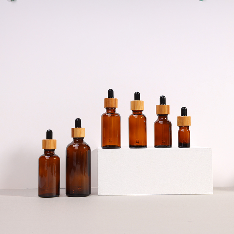 PrettyCare Eye Dropper Bottle 1 oz Amber Glass Bottles 30ml with dropper Empty Tincture Bottles for Essential Oils