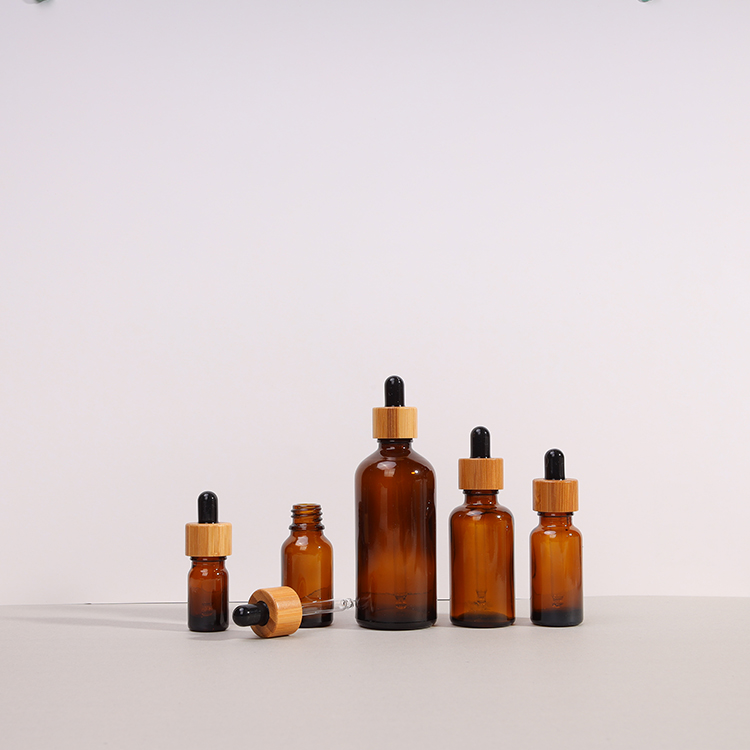 PrettyCare Eye Dropper Bottle 1 oz Amber Glass Bottles 30ml with dropper Empty Tincture Bottles for Essential Oils
