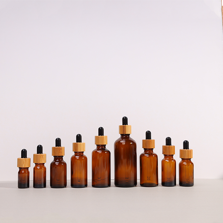 PrettyCare Eye Dropper Bottle 1 oz Amber Glass Bottles 30ml with dropper Empty Tincture Bottles for Essential Oils