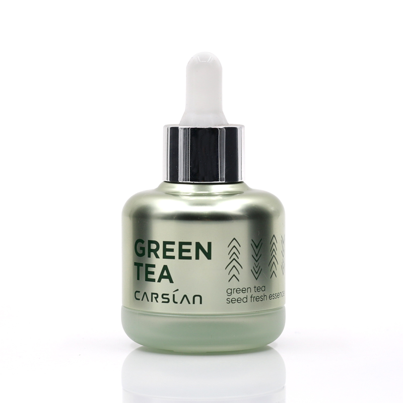 Printed luxury cosmetic bottle packaging serum glass dropper bottles
