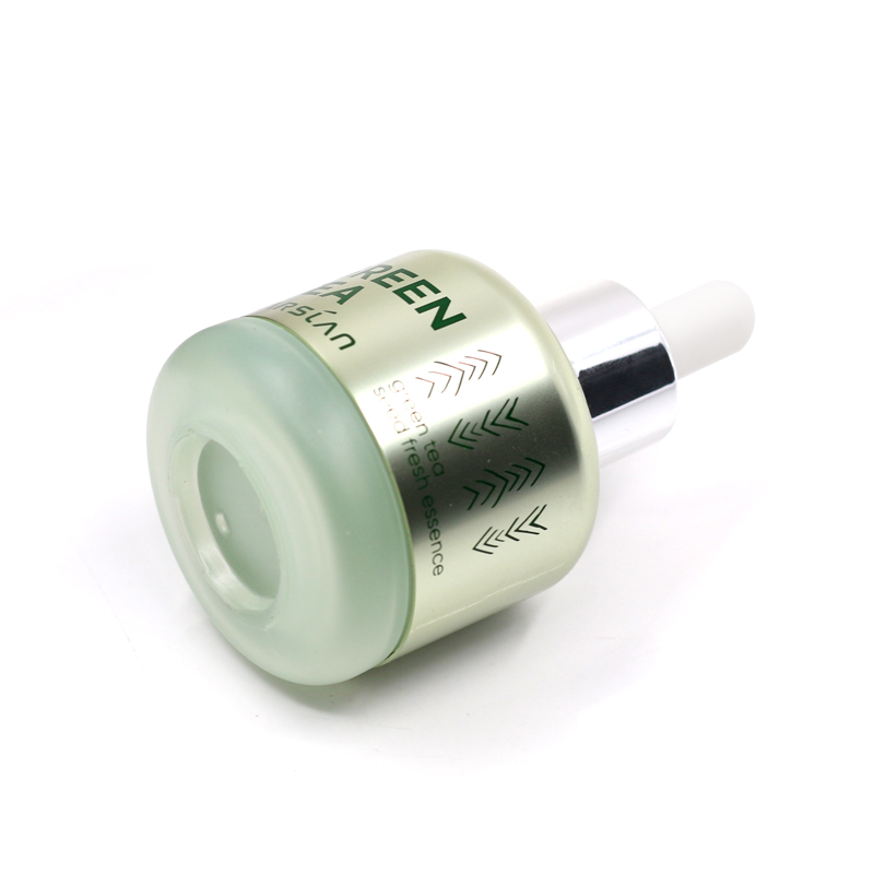Printed luxury cosmetic bottle packaging serum glass dropper bottles