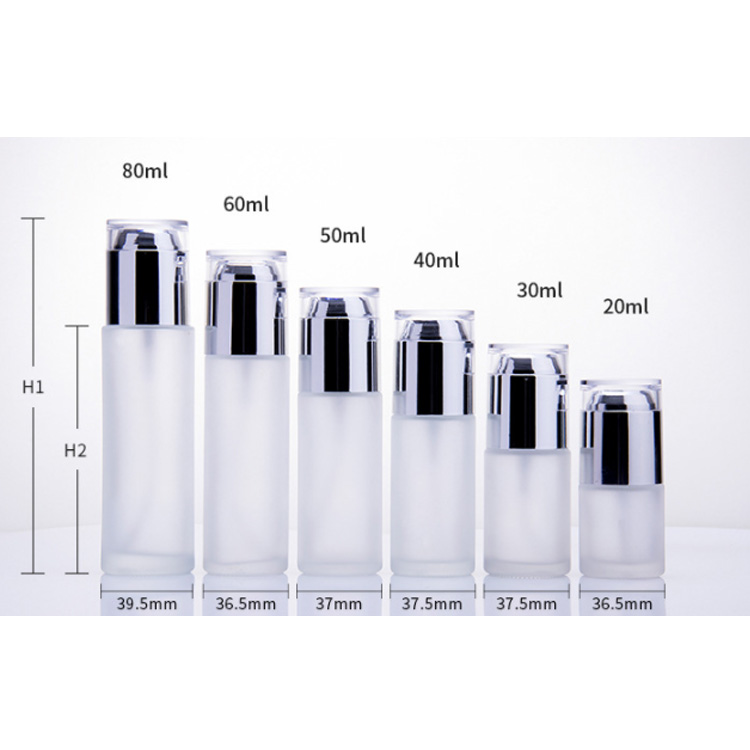 Printing Acrylic Cosmetic Packaging Bottle / Lotion 30Ml 50Ml 100Ml 130Ml