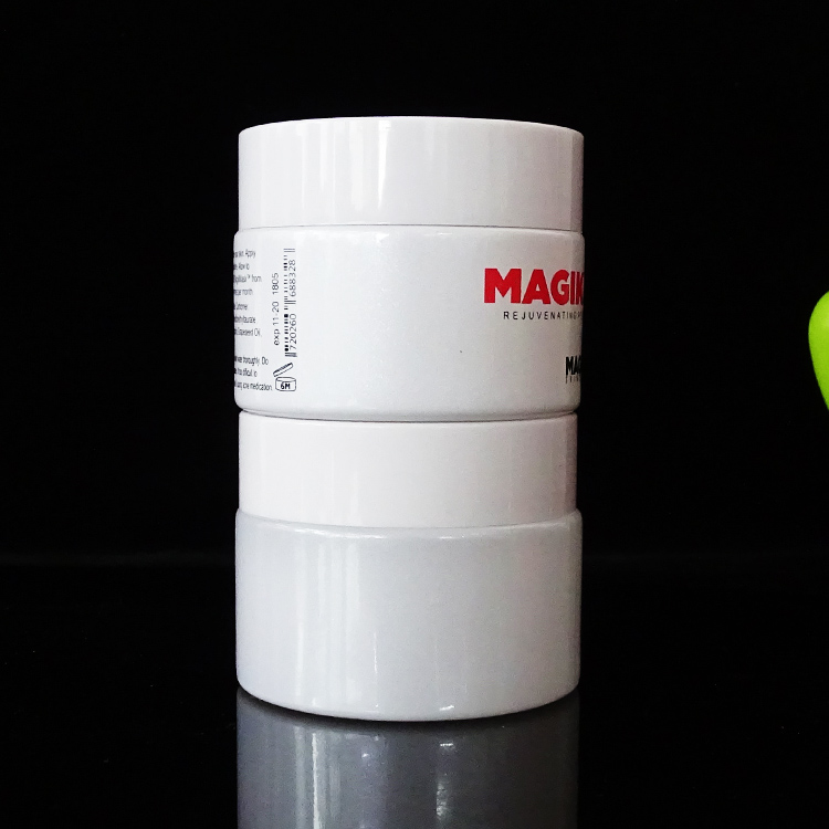 Printing logo white amber cosmetic glass packaging cream jar 30ml 50g 100g 60g