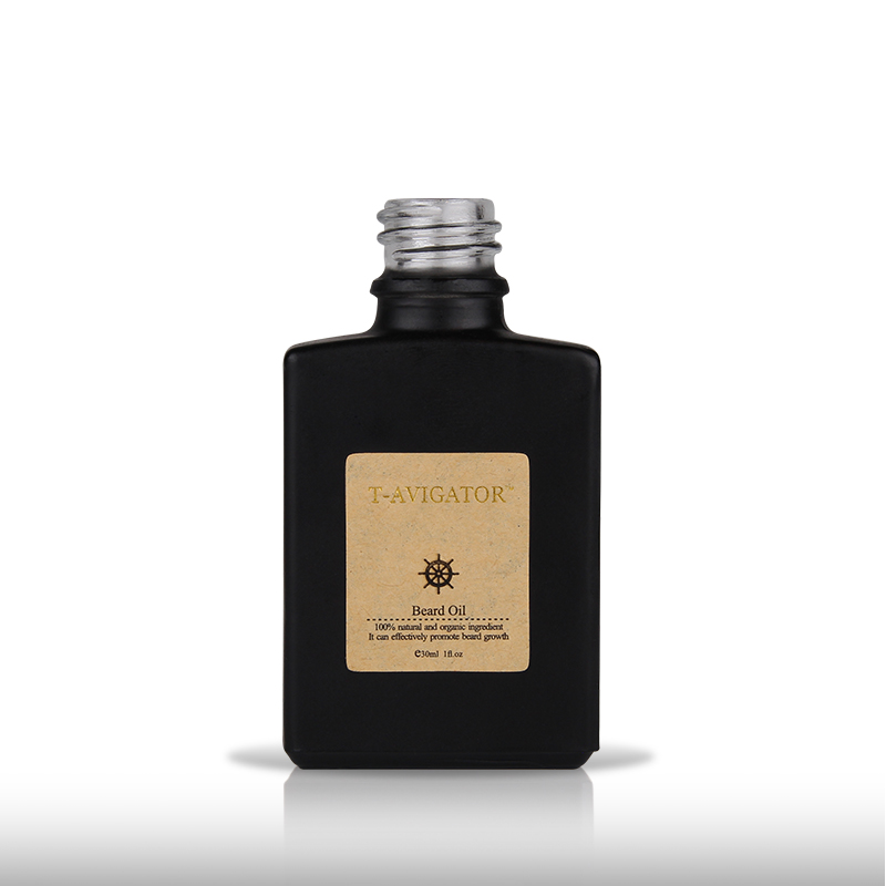 Private Label Beard Set Balm Tin Container And Beard Grow Kit Oil Packaging Matte Bottles Beard Kit Private Label