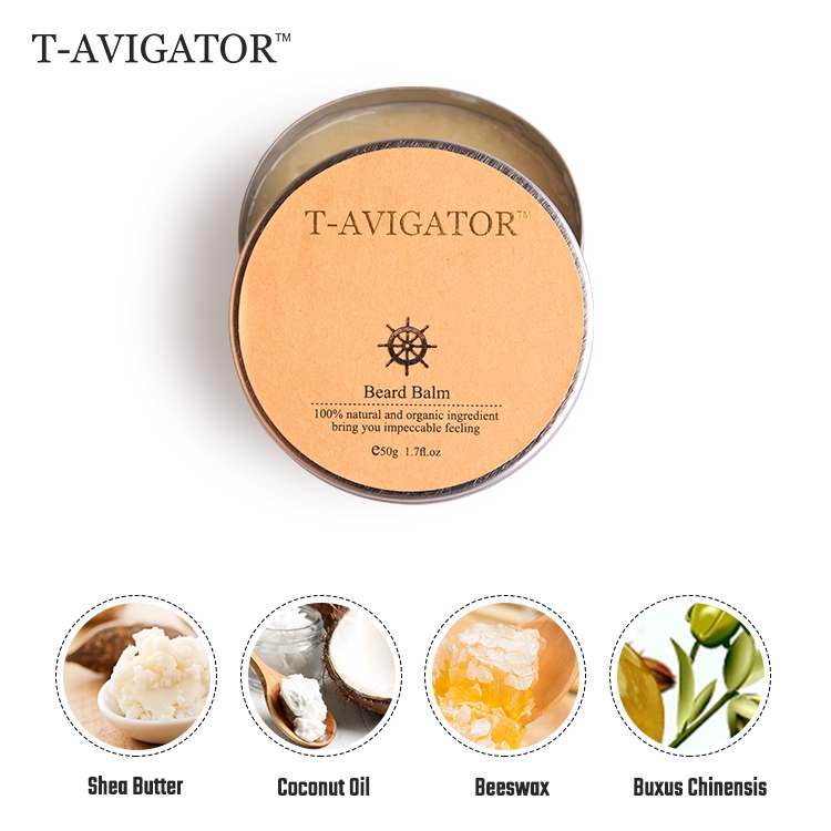 Private Label Beard Set Balm Tin Container And Beard Grow Kit Oil Packaging Matte Bottles Beard Kit Private Label