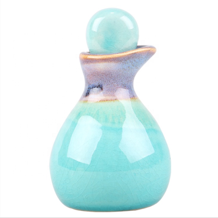 Private Label Ceramic Essential Oil Bottles Body Spa Essential Oil Duck Mouth Bottles