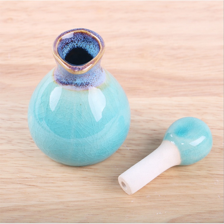 Private Label Ceramic Essential Oil Bottles Body Spa Essential Oil Duck Mouth Bottles