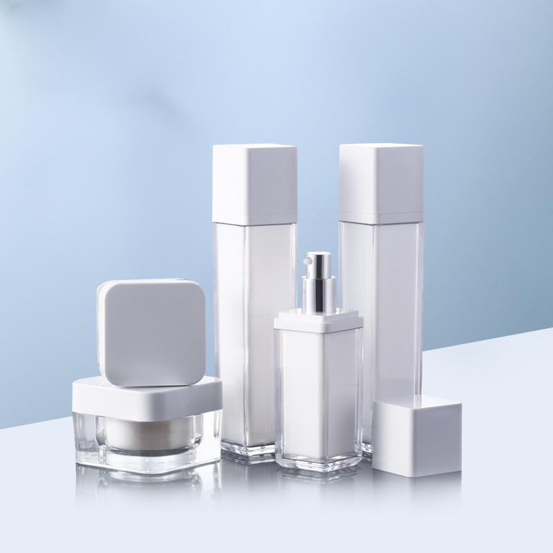 Private Label High-grade Cosmetic Packaging Acrylic Cosmetic Bottle Set 30g 50g Cream 100ml Emulsion Bottle Spray Bottle