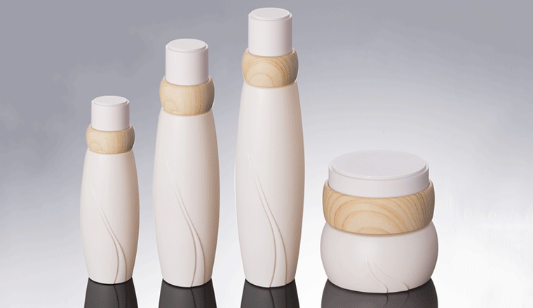 Private Label Wholesale 50g 40ml 100ml 120ml Bamboo Cosmetic Packaging Glass Lotion Pump Bottle With Wood Lid