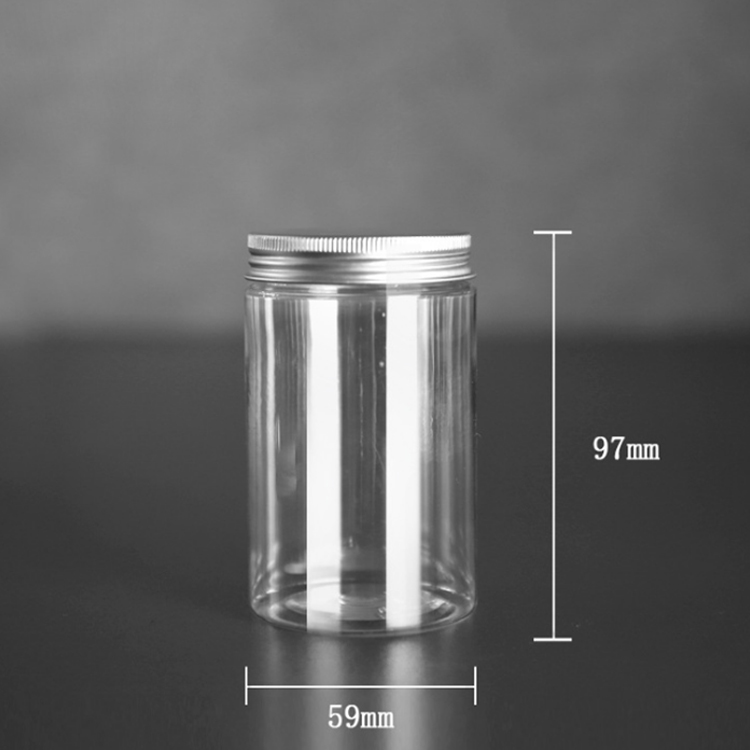 Private custom 150ml 200ml 350ml 500ml 800ml empty stackable borosilicate glass storage bottles jars with bamboo lid