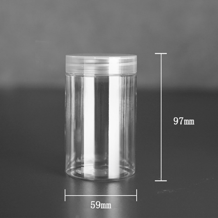 Private custom 150ml 200ml 350ml 500ml 800ml empty stackable borosilicate glass storage bottles jars with bamboo lid