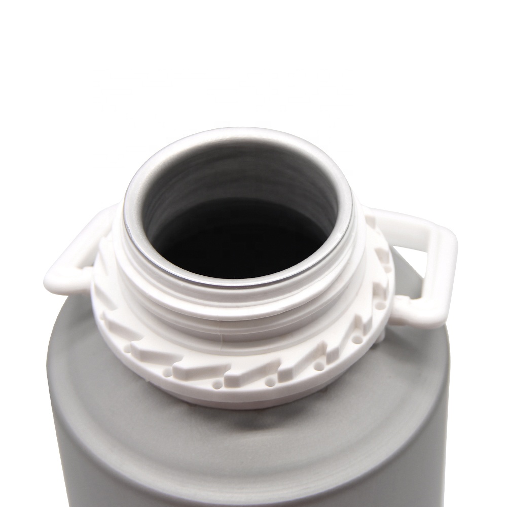 Private label 200ml white aluminum plastic pill bottle