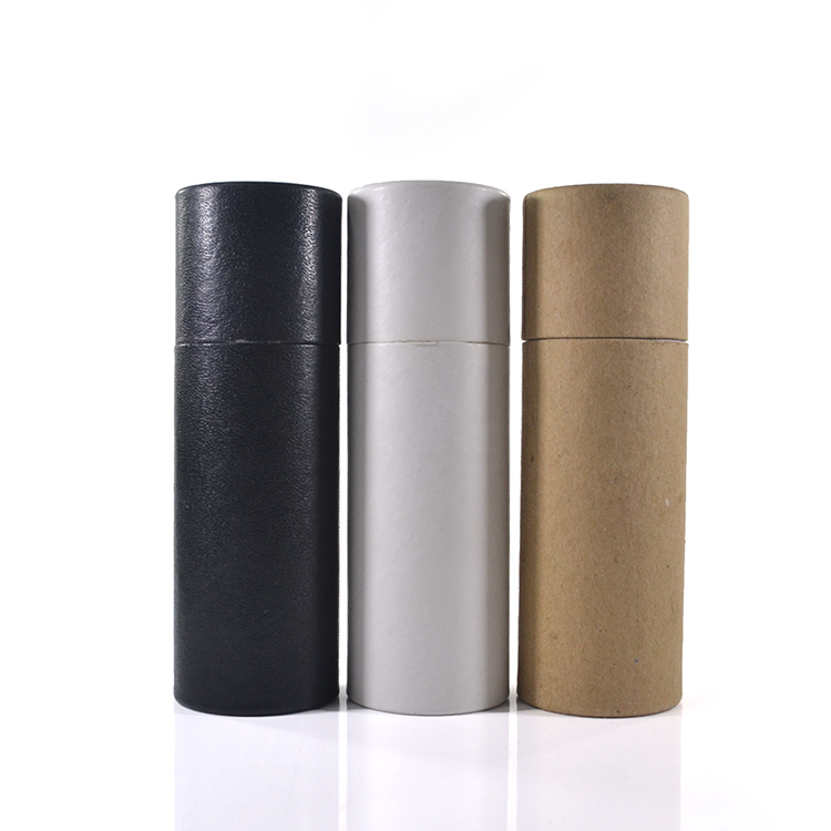 Private label Essential oil bottle 30ml frosted glass dropper bottle with bamboo cap paper tube