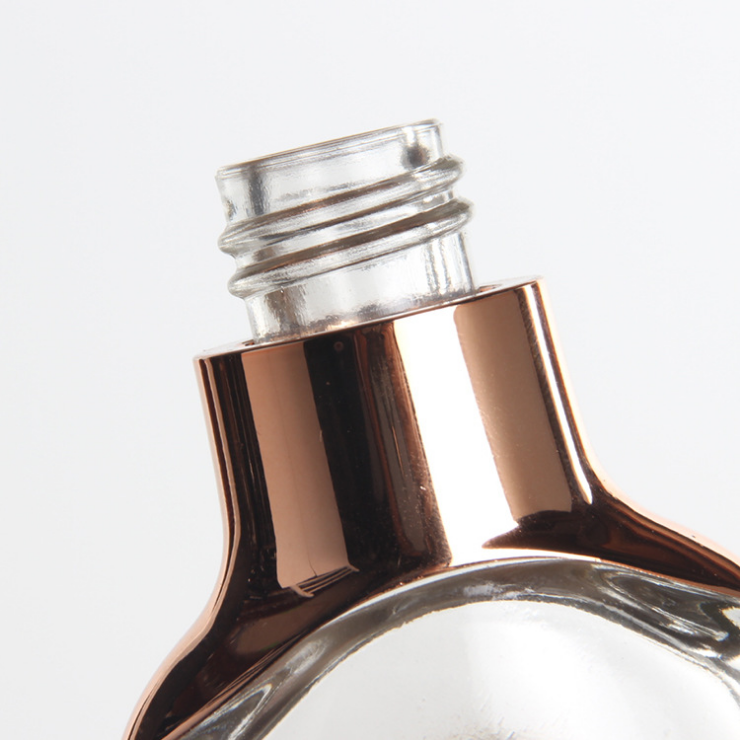 Private labels luxury 15ml essential oil bottles glass dropper bottle with silver gold top
