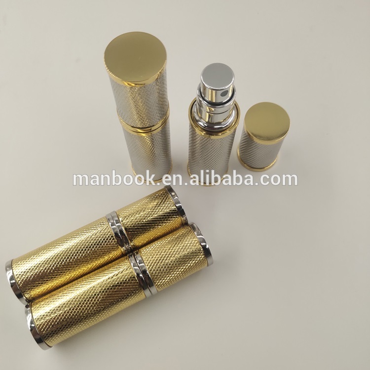 Private logo travel refill crimping pump spray bottle wholesale refillable perfume atomizer