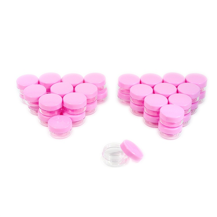 Product available 5g sample plastic small jars for cream