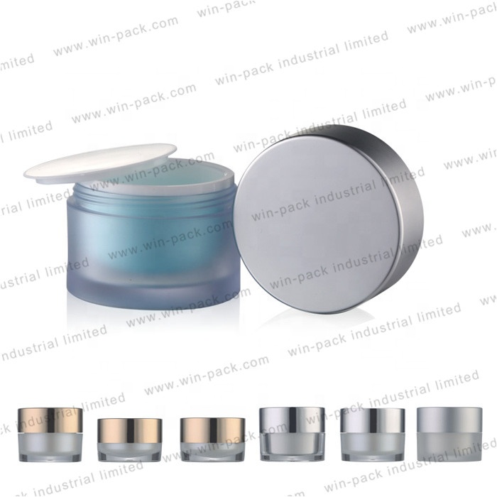 Professinal round shape luxury cosmetics cream empty acrylic jar 15g 30g 50g
