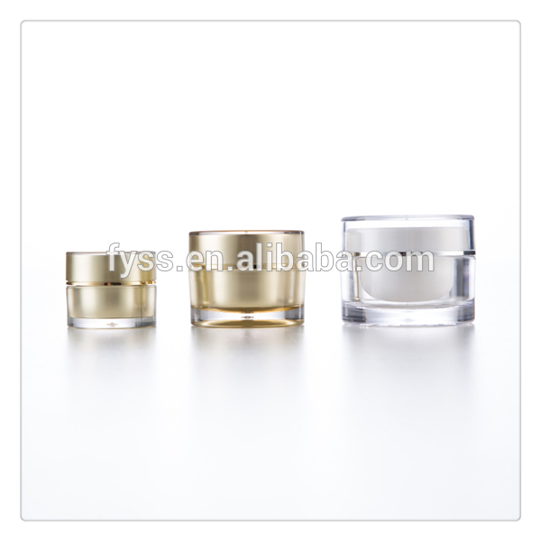 Professinal round shape luxury cosmetics cream empty acrylic jar