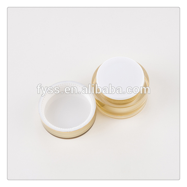 Professinal round shape luxury cosmetics cream empty acrylic jar