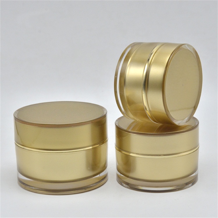 Professinal round shape luxury cosmetics cream empty acrylic jar