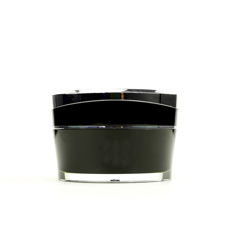 Professinalroundshape luxury cosmetics3g creamempty acrylic tiny plasticjar