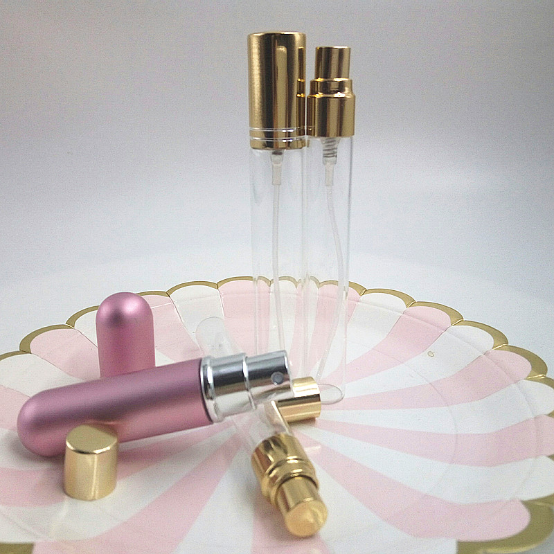 Profession custom empty 10ml glass perfume bottles with pump spray