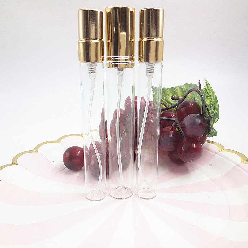 Profession custom empty 10ml glass perfume bottles with pump spray