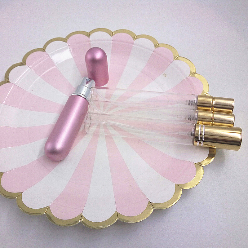Profession custom empty 10ml glass perfume bottles with pump spray