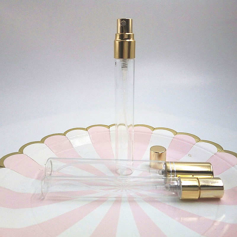 Profession custom empty 10ml glass perfume bottles with pump spray