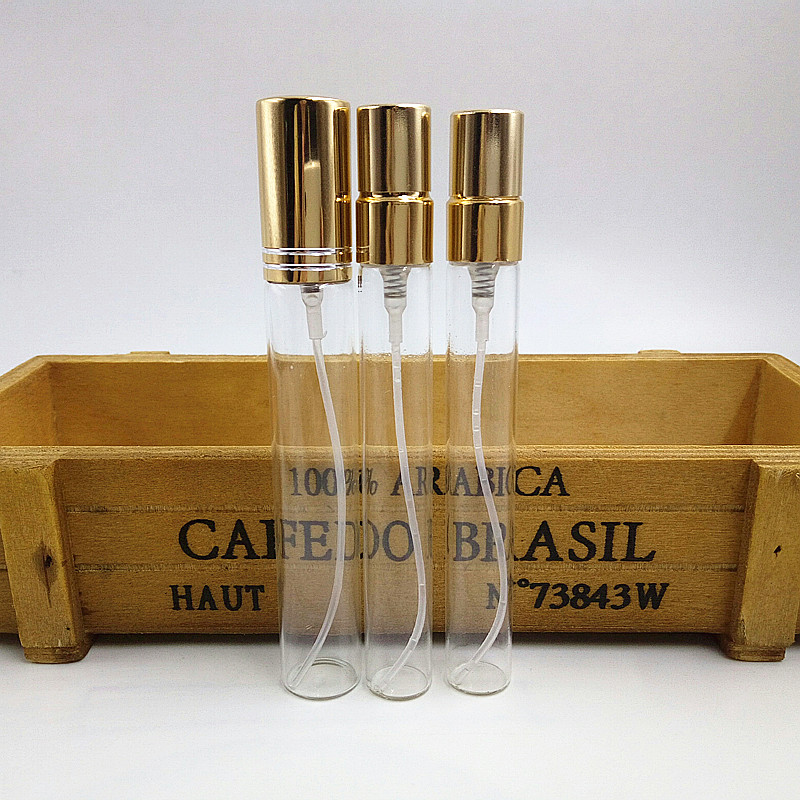 Profession custom empty 10ml glass perfume bottles with pump spray