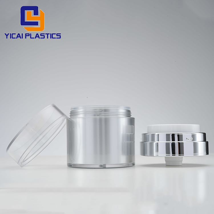 Professional Made High Quality Cheap Price Airless Cream Acrylic Plastic Cosmetic Airless Jar